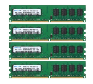 Samsung 8GB 4X 2GB 2 GB PC2-6400U DDR2 800MHz 2RX8 DIMM RAM Desktop Memory CL6 - Picture 1 of 6
