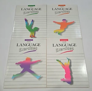 Steck-Vaughn LANGUAGE EXERCISES LEVELS A, B, C & D - Brand New!  Vintage 1990s - Picture 1 of 1