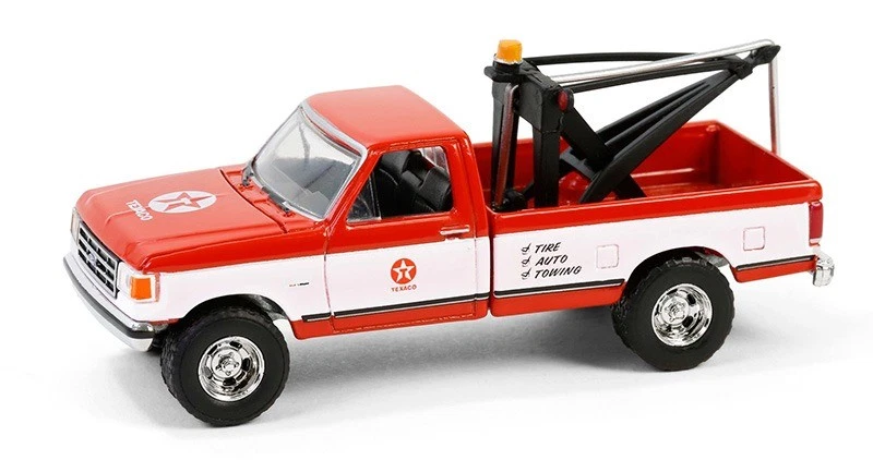 GREENLIGHT - FORD F-250 tow truck 1988 TEXACO from the TEXACO series in blist... - Image 1 of 1
