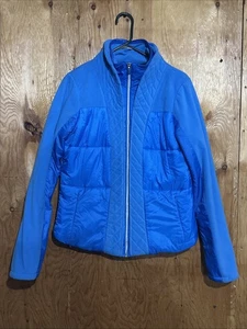 Lululemon St. Morits Full Zip Puffer Jacket In Beaming Blue Women's Size 8 - Picture 1 of 6