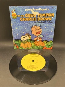 Charlie Brown Read Along Vinyl Buch It's The Great Pumpkin #404 1978 Vintage - Bild 1 von 11