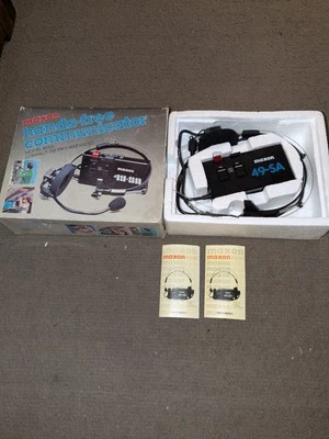 Maxon Hands-Free Communicator Model 49-SA Works In Original Box - Image 1 of 4