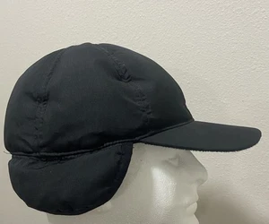 Eddie Bauer Thermo Daunen Mütze Cap Small Medium Fleece gefüttert schwarz - Bild 1 von 8