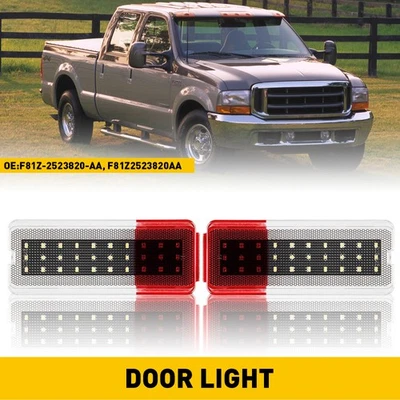 4PCS [BRIGHT] For 2000-2005 Ford Excursion LED Door Panel Lights Courtesy Lamps - Image 1 of 4