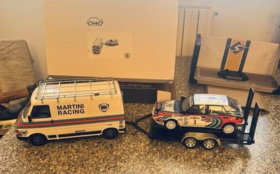 Fiat 242 Martini Racing + Carrello + Lancia Delta Hf Martini, 1:18 - Immagine 1 di 4