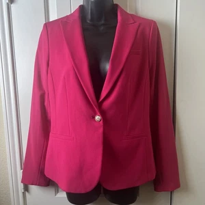 Neu mit Etikett Banana Republic Damenblazer/Jacke Hot Pink Größe 6 leichte Wollmischung - Bild 1 von 16