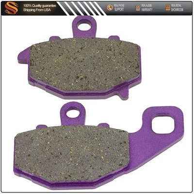 Pastillas de freno traseras izquierdas de fibra de carbono para Kawasaki Versys 650 KLE650A 2007-2009 Foto 1 de 4