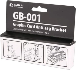 Lian Li GPU Graphics Card Anti-Sag Support Bracket GB-001 New Universal ATX EATX - Afbeelding 1 van 2