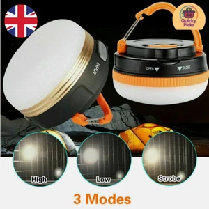 USB Wiederaufladbare LED Camping Licht Zelt Laterne Outdoor Super Hell Nacht Lampen - Bild 1 von 12
