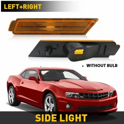 Luces de señalización ámbar delanteras izquierda derecha para carcasa Chevrolet Camaro 2010-2015 Foto 1 de 4