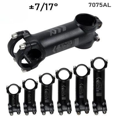 Vástago de bicicleta forjado 3D 7/17 grados vástago de bicicleta de montaña de carretera 31,8 mm 60-100 mm Foto 1 de 4