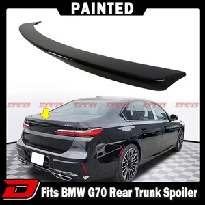 23-25 Fits BMW 7-Series G70 4D Sedan D Type Rear Trunk Boot Spoiler Painted #668 - Picture 1 of 5