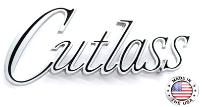 Emblema de escritura de corte de maletero de cubierta trasera para Oldsmobile Cutlass 1970 hecho en EE. UU. Foto 1 de 4