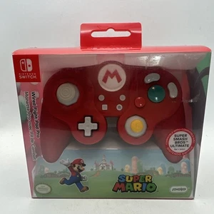 Official Nintendo Switch WIRED Fight Pad Pro [ Mario Red ] - Picture 1 of 19