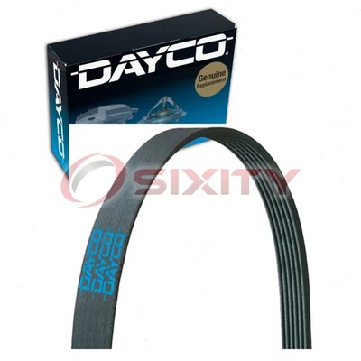 Dayco Alternator Power Steering Serpentine Belt for 1986-1987 Mazda 626 so - Image 1 of 4
