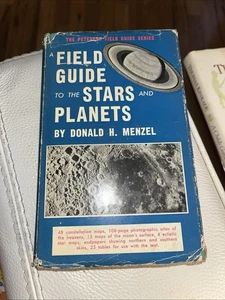 A Field Guide To The Stars & Planets Menzel 1964 VTG Book Astronomy Homeschool - Picture 1 of 14