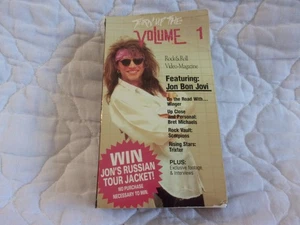 TURN UP THE VOLUME 1 VHS BON JOVI WINGER SCORPIONS POISON TRIXTER HAIR METAL - Picture 1 of 21