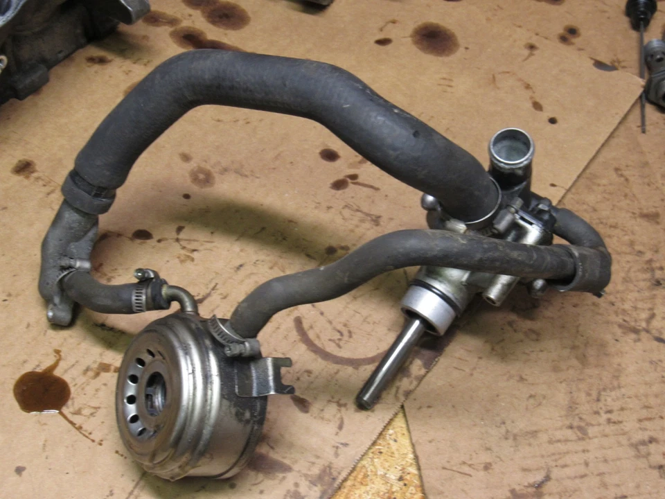 1993 Honda CBr900RR Water Pump Oil Cooler Hoses - Image 1 of 4