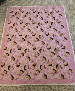 DORA PINK QUILT/BLANKET - Picture 1 of 3