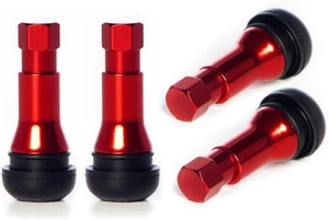 Circuit Performance Red Rubber Valve Stems TR413 30mm (Set of 4)  - Bild 1 von 7