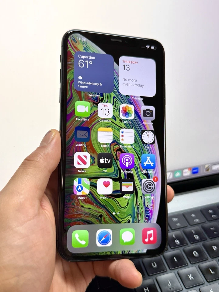 Apple iPhone XS Max 256 GB Desbloqueado de fábrica Gris espacial/Negro #23074 Foto 1 de 4