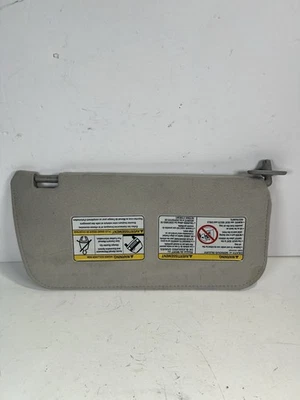 1998-2004 Nissan Frontier Xterra Sun Visor Set Driver Gray OEM 15" - Image 1 of 4