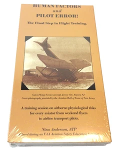 New Human Factors and Pilot Error Final Step in Flight Training VHS Tape - Picture 1 of 2