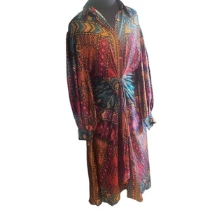 Farm Rio Sand Yawanawa Vanahu Maxi Dress Excellent Condition Size Medium - Picture 1 of 19