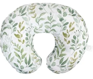 Parent's Choice One Size Soothing Nursing Pillow, Green Leaf Design 20” X 14.5” - Picture 1 of 9