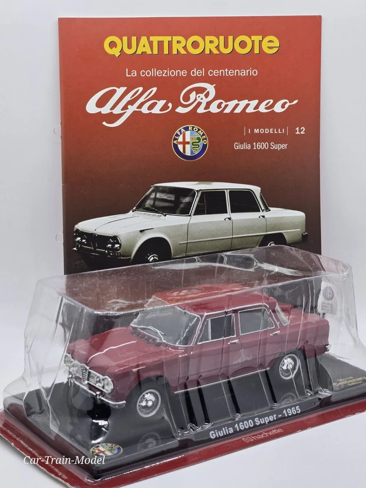 Alfa Romeo Giulia 1600 Super - 1965 - Centenario Alfa Romeo Collection 1:24 - Immagine 1 di 1