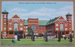 UNUSED POSTCARD, OTTUMWA HEIGHTS COLLEGE AND ACADEMY, OTTUMWA, IOWA - Picture 1 of 1