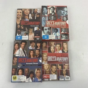 Greys Anatomy Seasons 1-4 DVD Region 4 VGC Free Tracked Postage - Picture 1 of 6