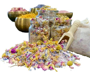 Salt Bath Goddess Garden Botanical Tea Soak - Crystal Wonderland - Picture 1 of 9