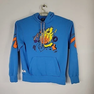New Balance Hoops Kervin Hoodie Mens Sweatshirt Blue Used Once Only Sz M - Picture 1 of 8