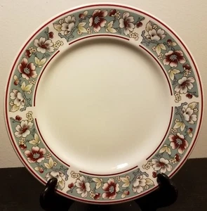 Johnson Brothers MALVERN Salad plate, 7 7/8", Blue, Floral, Excellent - Picture 1 of 6