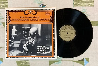 Reverend Gary Davis LP New Blues and Gospel Vol. 1 1971 EX/VG+ - Image 1 of 2