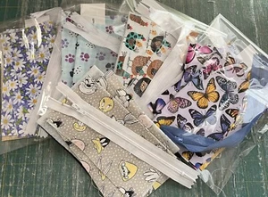 5 Sew Project Kits For Making Small Zippered Pouches - No Machine Required - Picture 1 of 1