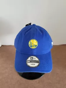 Cappello uomo Golden State Warriors New Era Royal On-Court 29TWENTY nuovo con etichette L aderente - Foto 1 di 6