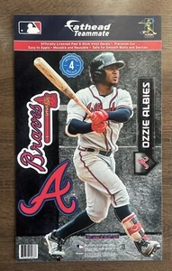 Ozzie Albies Braves Fathead Teammate Peel & Stick Wall Decal Official MLB - Picture 1 of 1