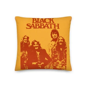 SABBATH - 18" x 18" Premium Rock Pillow UK Vintage Rock 70s - Picture 1 of 1