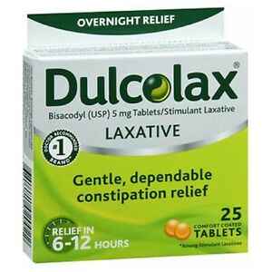 Dulcolax Laxatif Comprimés Soulage Constipation 25 Tablettes