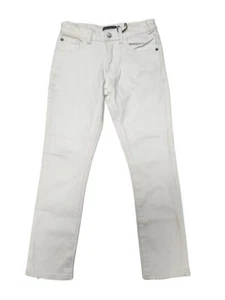 DL1961 Girl's White Skinny Jeans Brady Slim Medallion Mid Rise $59 Size 7 NEW - Picture 1 of 5