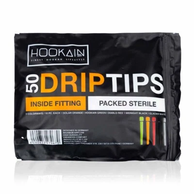 Hookain Drip Tips - 50 Hygienemundstücke   - Bild 1 von 2