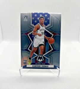 Cameron Thomas RC - 2021-22 Panini Mosaic #255 National Pride Brooklyn Nets - Bild 1 von 2