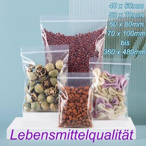 Druckverschlussbeutel ZIP Beutel 90my extra stark Schnellverschluss Tüten LDPE - Bild 1 von 8