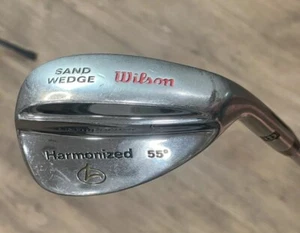 Wilson Harmonized Sand Wedge SW 55° Wedge Steel Shaft 35inch Wilson Grip - Picture 1 of 7