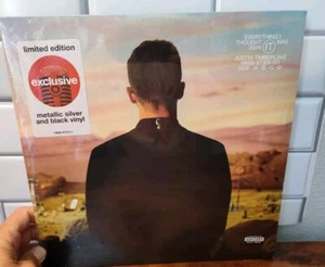 Justin Timberlake Everything I Thought It Was Metallic Silver & Black 2xLP Vinyl - Picture 1 of 2