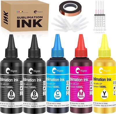 Recarga de tinta de sublimación Hiipoo 500ML compatible con ET2400 ET2720 ET2760 ET2800 Foto 1 de 4