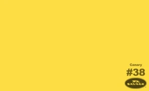 Savage Seamless Background Paper 86" x 12 yd Canary Yellow - Picture 1 of 2