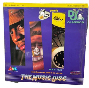 Yo MTV Raps ! DefJam Classics Volumes I & II  LaserDisc Music Disc Not A DVD - Picture 1 of 8